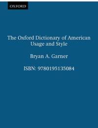 The Oxford Dictionary of American Usage and Style