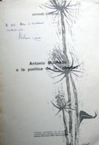 cover of Antonio Machado o la poetica de la otredad.