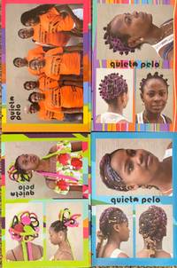 QUIETO PELO. COLLECTIVE CONSTRUCTION PROJECT ON THE HAIRSTYLE AND HAIR CARE TRADITION IN AFRO-DESCENDANT COMMUNITIES.; Collection of 4 postcard books Quieto Pelo Tumaco 2017