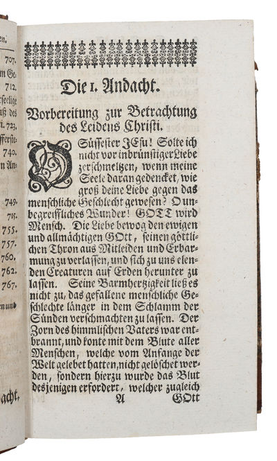 Wahre Seelen-Ruhe in den Wunden Jesu, oder 80 Passions Andachten. Die fünffte Auflage. (photo 2)