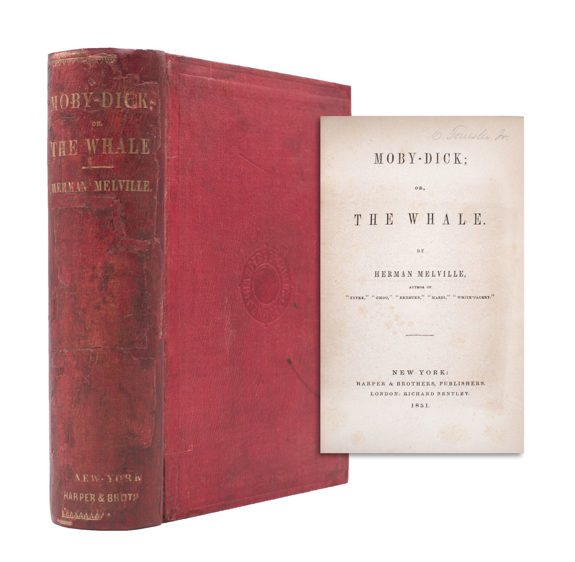 Moby-Dick; or, The Whale by Melville, Herman | 1 vols. 8vo