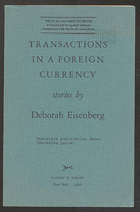 image of Transactions in a Foreign Currency: Stories