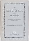 The Jewish Law of Divorce According to Bible and Talmud with some Reference to Its Development in Post-Talmudic Times