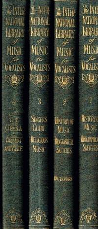 The International Library Of Music For Home And Studio: Music Literature (Complete In Four Volumes). - Used Books
