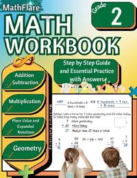 MathFlare - Math Workbook 2nd Grade: Math Workbook Grade 2: Addition, Subtraction,...