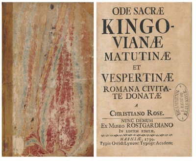 Ode sacræ Kingovianæ matutinæ et vespertinæ…