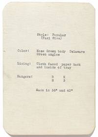 [Photographs]: Luggage Salesman Sample Images