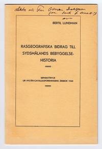 Rasgeografiska bidrag till Sydsmålands…