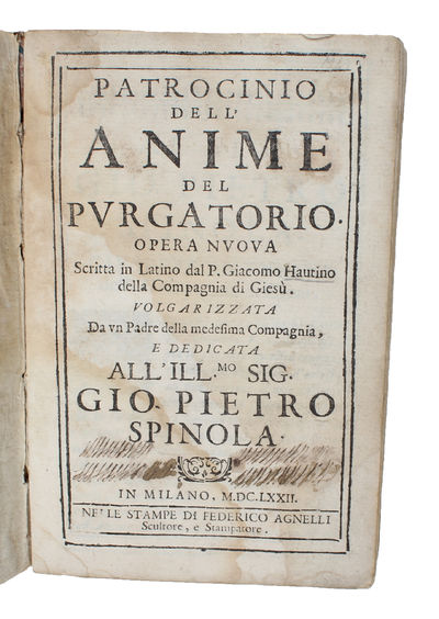 Patrocinio Dell' Anime del Purgatorio. Opera…