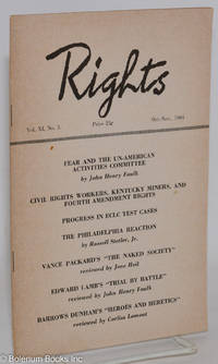 cover of Rights, Vol. 11, No. 5, Oct-Nov, 1964