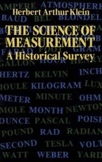 Science of Measurement : A Historical Survey