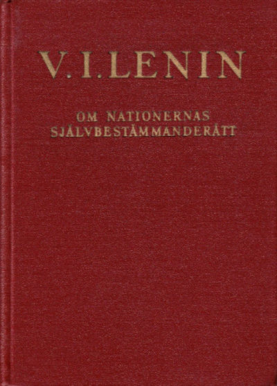 OM NATIONERNAS SJÄLVBESTÄMMANDERÄTT.