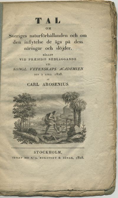 Tal om Sveriges naturförhållanden och om den…