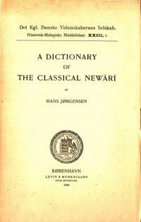 A Dictionary of the Classical Newari.