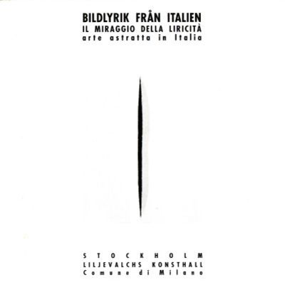 Bildlyrik från Italien. Abstrakta konsten efter…