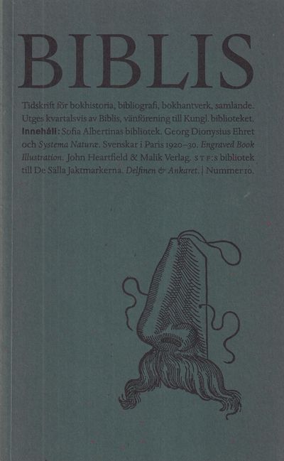 Biblis 10. [Tidskrift för bokhistoria,…