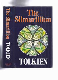 cover of The Silmarillion -by J R R Tolkien ---with Fold Out Map at Rear ( 1st State Dustjacket )( The Lord of the Rings / The Hobbit / Middle Earth related) (includes Family Trees, Index of Names, etc)