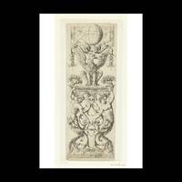 Two terms carry a pedestal with a griffin on it, Photo Matt Fibre, 10x15