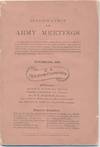 Information for Army Meetings: November, 1864