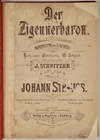 Der Zigeunerbaron. [Piano solo]
