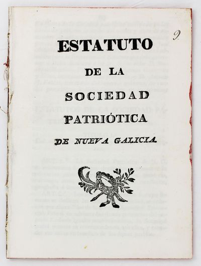 Estatuto de la Sociedad Patriótica de Nueva Galicia