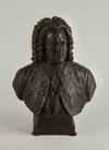 Portrait bust in bronze by the German artist Carl Ludwig Seffner (1861-1932). Signed C. Seffner and dated 1895 by the artist