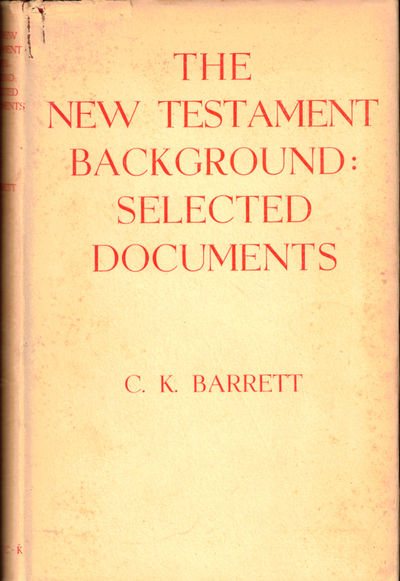 The New Testament Background: Selected Documents