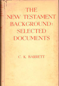 cover of The New Testament Background: Selected Documents