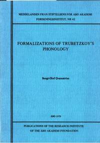 Formalizations of Trubetzoky's Phonology.