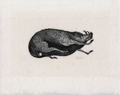 Six wood engravings