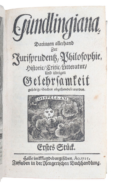 Gundlingiana, Darinn allerhand zur Jurisprudentz, Philosophie, Historie, Critic, Litteratur und übringen Gelehrsamkeit gehörige Sachen abgehandele werden. Part 1-40. (photo 5)