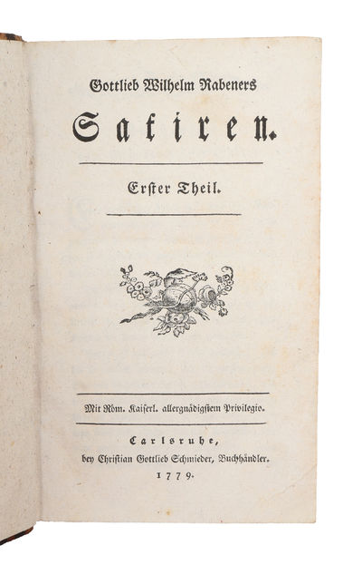 Satiren. Vols. 1-3.