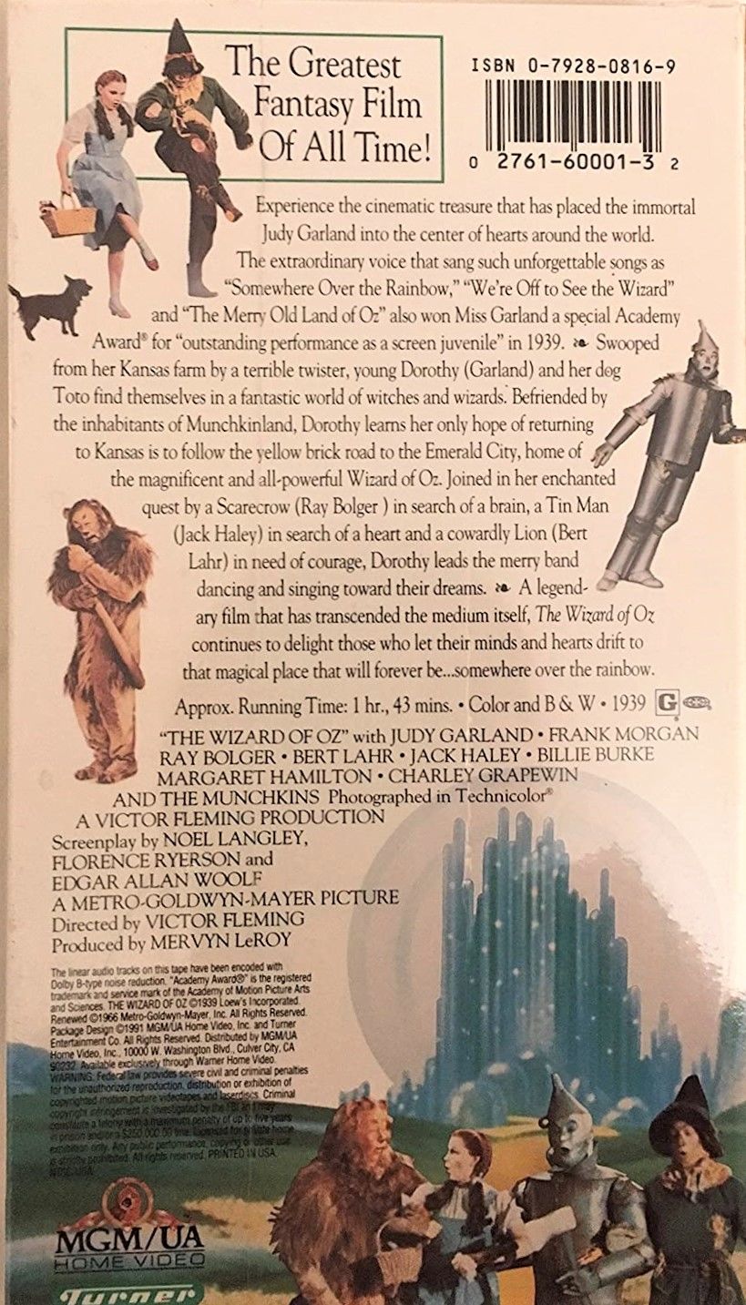 Wizard Of Oz Vhs Tape Worth USA Sale vrre.univmosta.dz