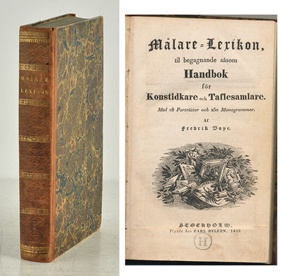 Målare-lexikon til begagnande såsom handbok för…