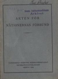Akten för nationernas förbund.