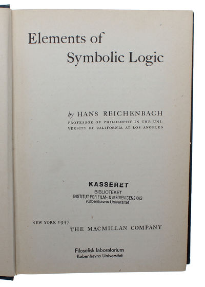 Elements of Symbolic Logic. (photo 2)