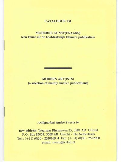 Catalogue 131, Modern Art(ists) (a selection of mainly smaller publications)
