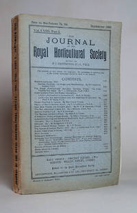 The Journal of the Royal Horticultural Society Vol. LVIII Part 2. September 1933