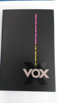 Vox A Novel de Baker, Nicholson - 1992