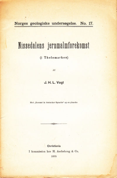 Nissedalens jernmalmforekomst (i Thelemarken).