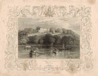 Park Place Henley with decorative border, after W. Tombleson, by A.H. Payne.