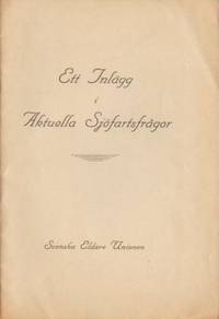Ett inlägg i aktuella sjöfartsfrågor.