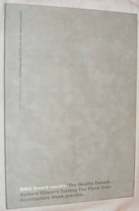 A: Architecture and the Built Environment. Issue 1 Summer 2007 by Susan Dawson - Paperback - 2007 - from Nigel Smith Books (SKU: 1608230101-133)