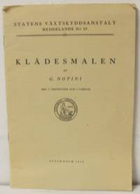 Klädesmalen. Med 17 textfigurer och 3 tabeller.