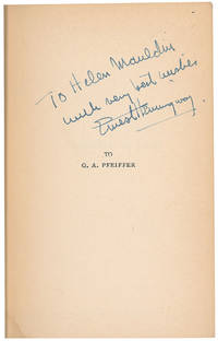 Hemingway Signed Wartime Classic A Farewell to Arms