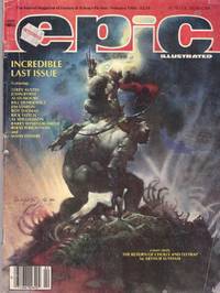 image of EPIC - Marvel Magazine of Fantasy and Science -Fiction . INCREDIBLE LAST ISSUE. February 1986