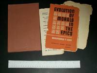 Evolution of Morals in the Epics (Mahabharata and Ramayana) by Dhairyabala P Vora - Hardcover - Reprint - 1981 - from Arizona Book Gallery (SKU: 042455)