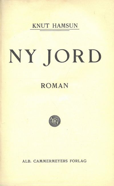 Ny jord. Roman.