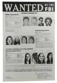 Wanted by the FBI: William Taylor Harris, Emily Montague Harris, and Patricia Campbell Hearst (Original 10.5" x 16" FBI poster for Patty Hearst) by Federal Bureau of Investigation - 1974 - from Burnside Rare Books, ABAA (SKU: 140939496)