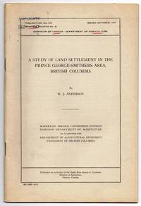 image of A Study of Land Settlement in the Prince George-Smithers Area, British Columbia